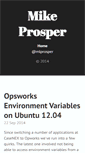 Mobile Screenshot of mikeprosper.com